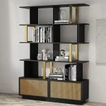 Loria bookcase - natural wood - multi-use - Image 2
