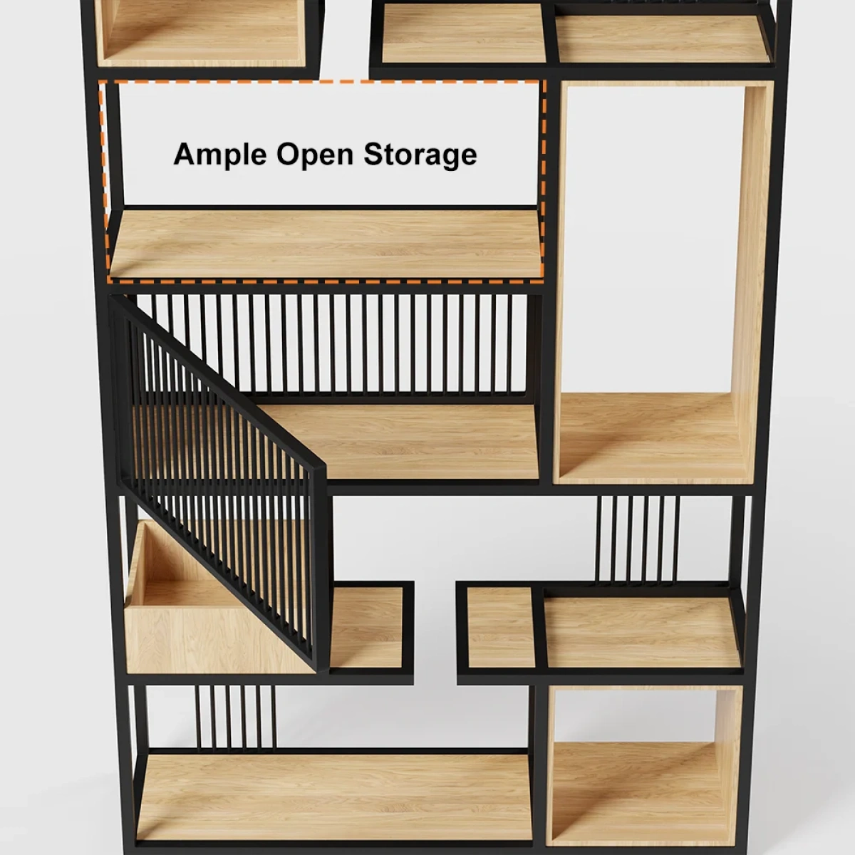 Nairobi Bookcase - Natural Wood - Image 2