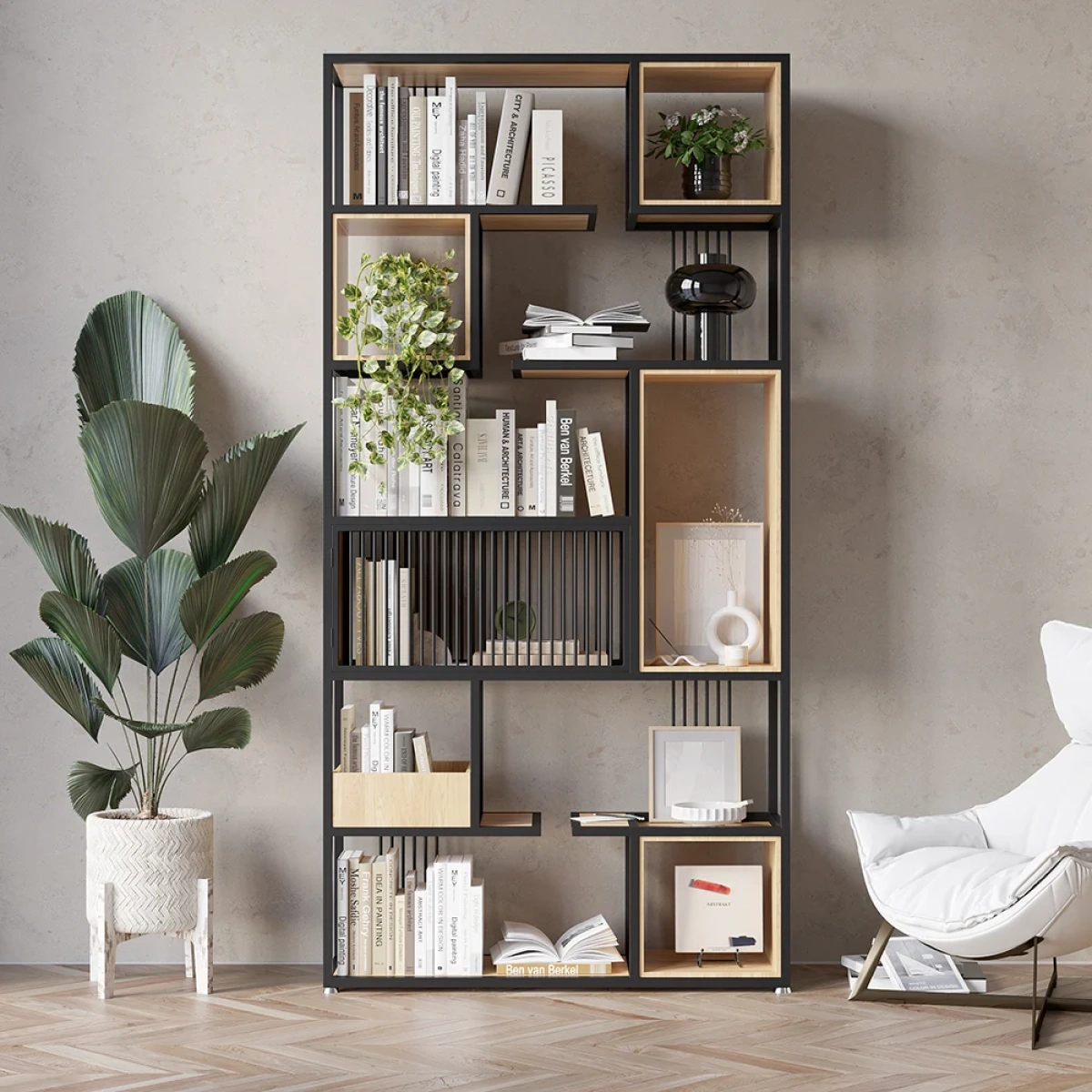 Nairobi Bookcase - Natural Wood - Image 3