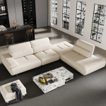Segal corner-movable backrests