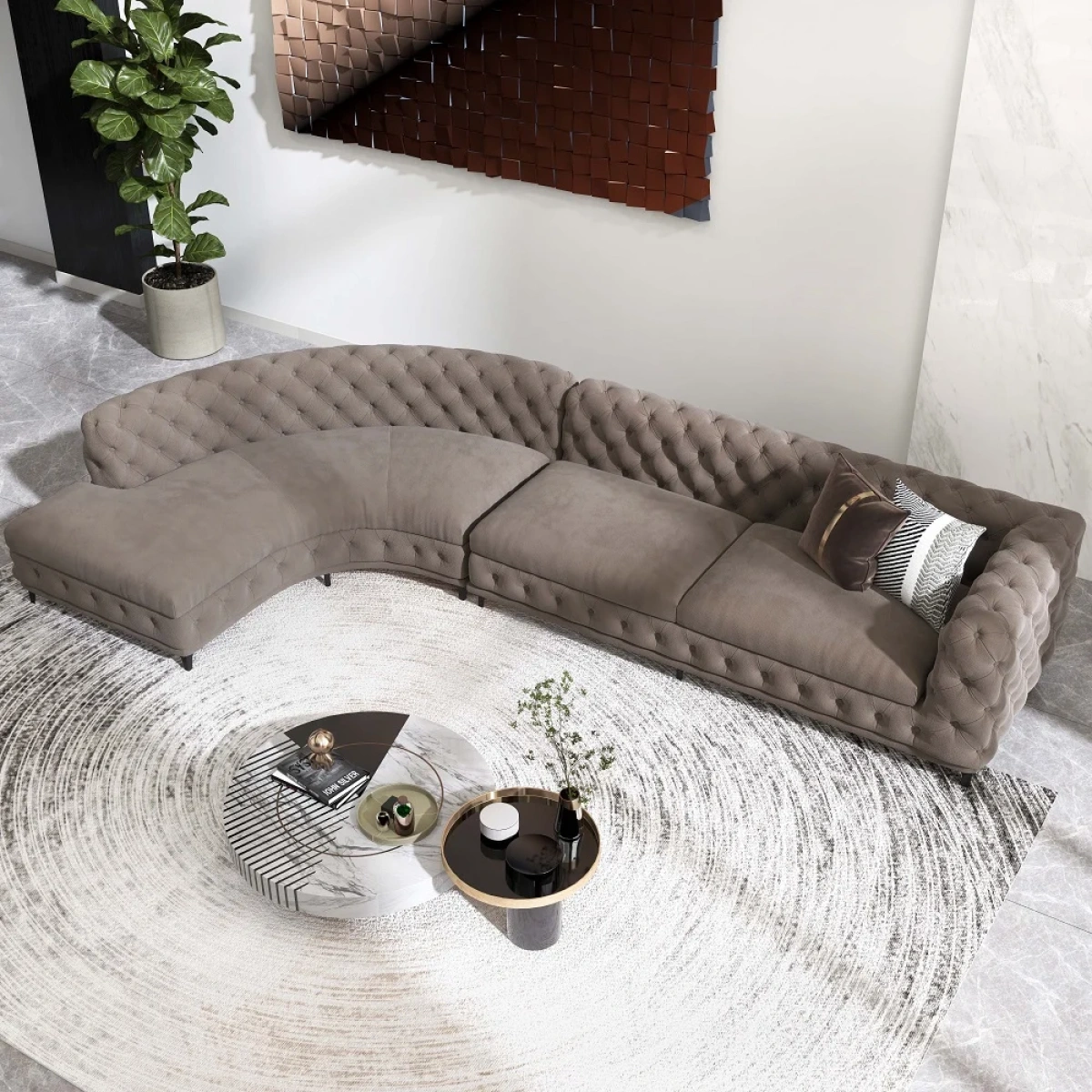 Cuneo L-Shaped Sectional - Image 4