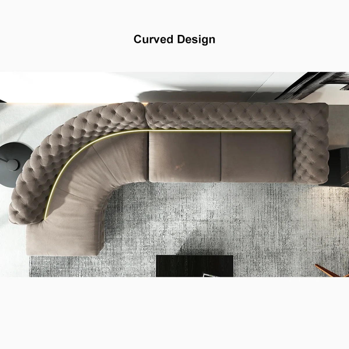 Cuneo L-Shaped Sectional - Image 8