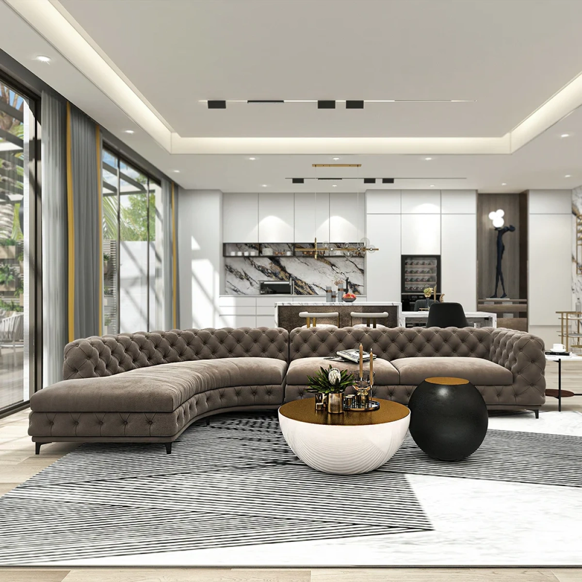 Cuneo L-Shaped Sectional - Image 16