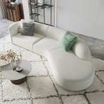 Mora L-Shaped Sectional Natural wood