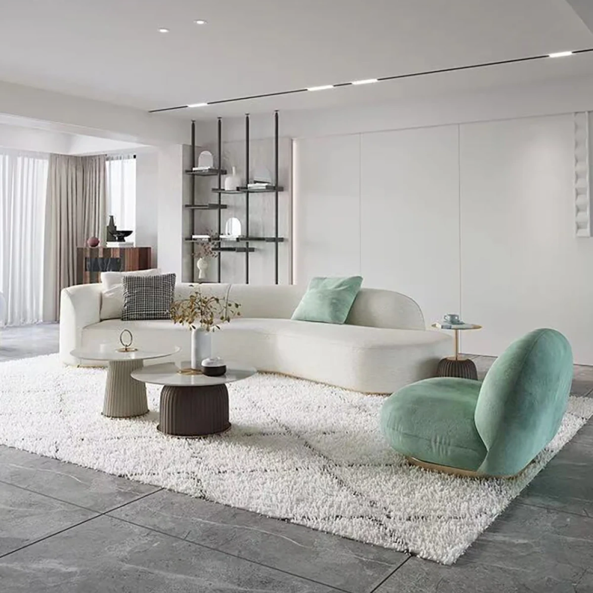 Mora L-Shaped Sectional Natural wood - Image 4