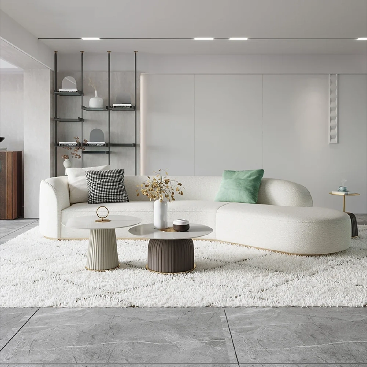 Mora L-Shaped Sectional Natural wood - Image 6