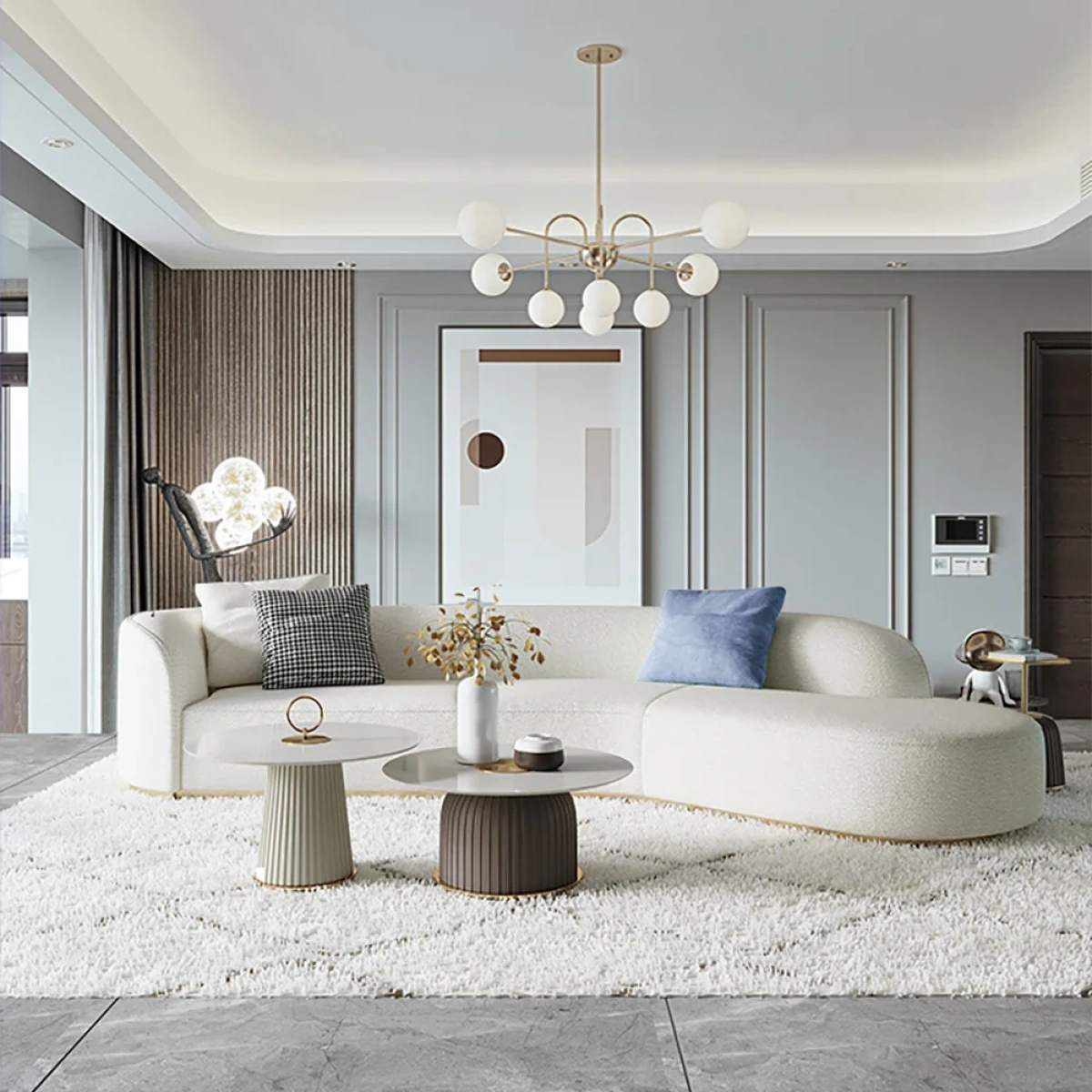 Mora L-Shaped Sectional Natural wood - Image 7