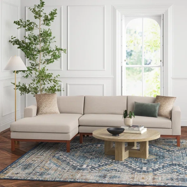 Teddy L-Shaped Sectional Natural wood