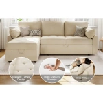 Golden L-Shaped Sectional - Image 6