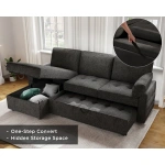 Golden L-Shaped Sectional - Image 10