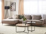 Moris L-Shaped Sectional Natural wood