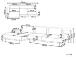 Moris L-Shaped Sectional Natural wood - Image 18