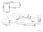 Milano L-Shaped Sectional Natural wood - Image 15
