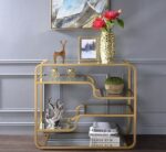 Union console of electrostatic mouth iron and glass
