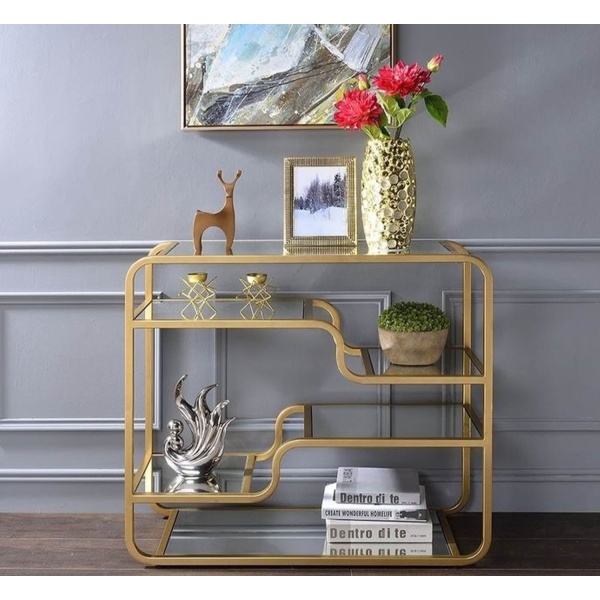 Union console of electrostatic mouth iron and glass