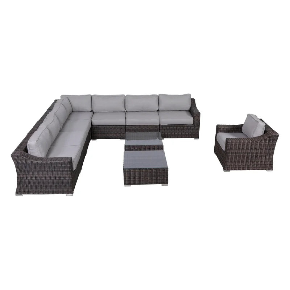 Rattan breaker corner is enough for 8 people - Image 2
