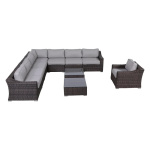 Rattan breaker corner is enough for 8 people - Image 2