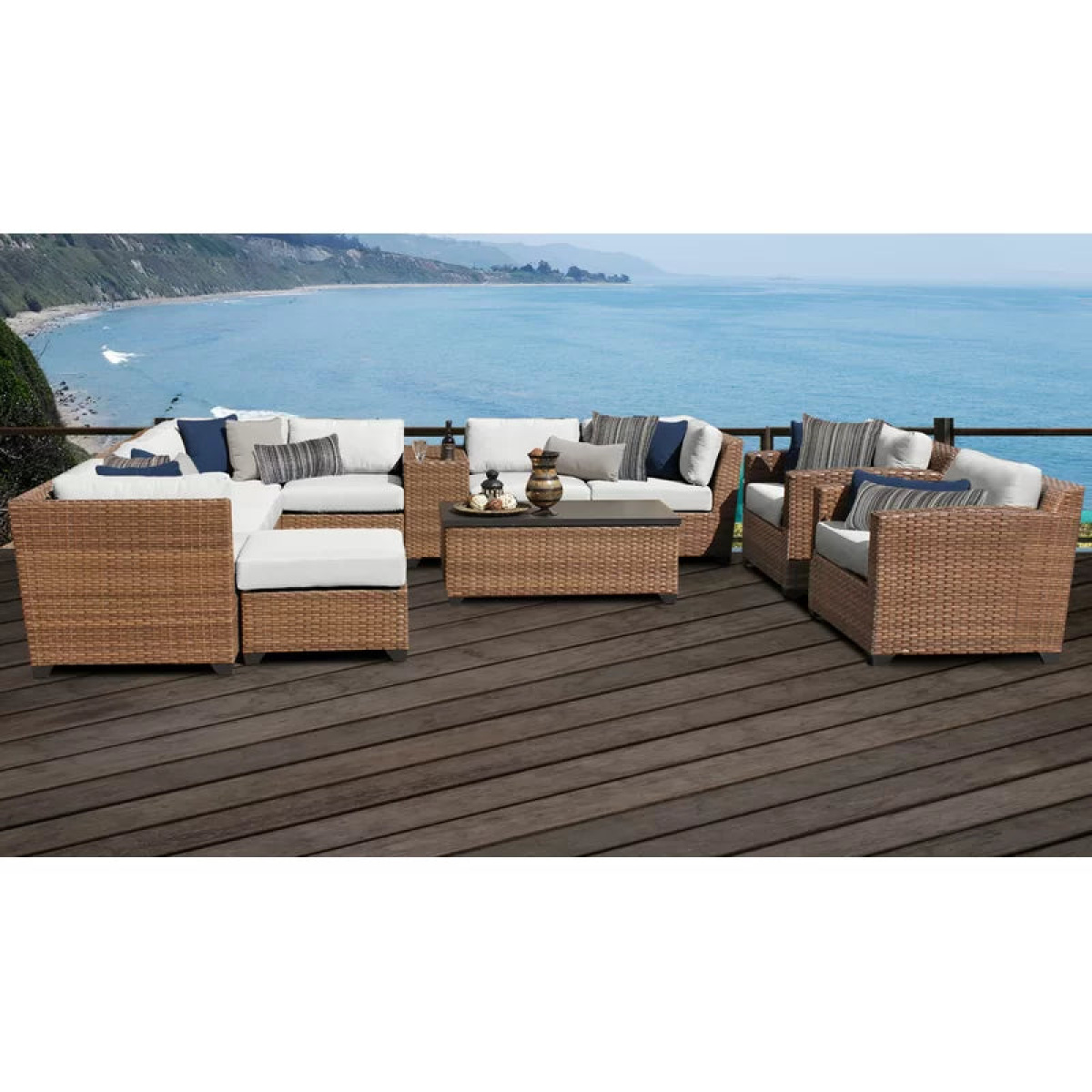 Beijing corner Rattan is enough for 10 people - Image 3