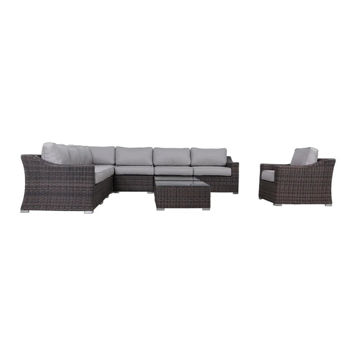 Rattan breaker corner is enough for 8 people - Image 7
