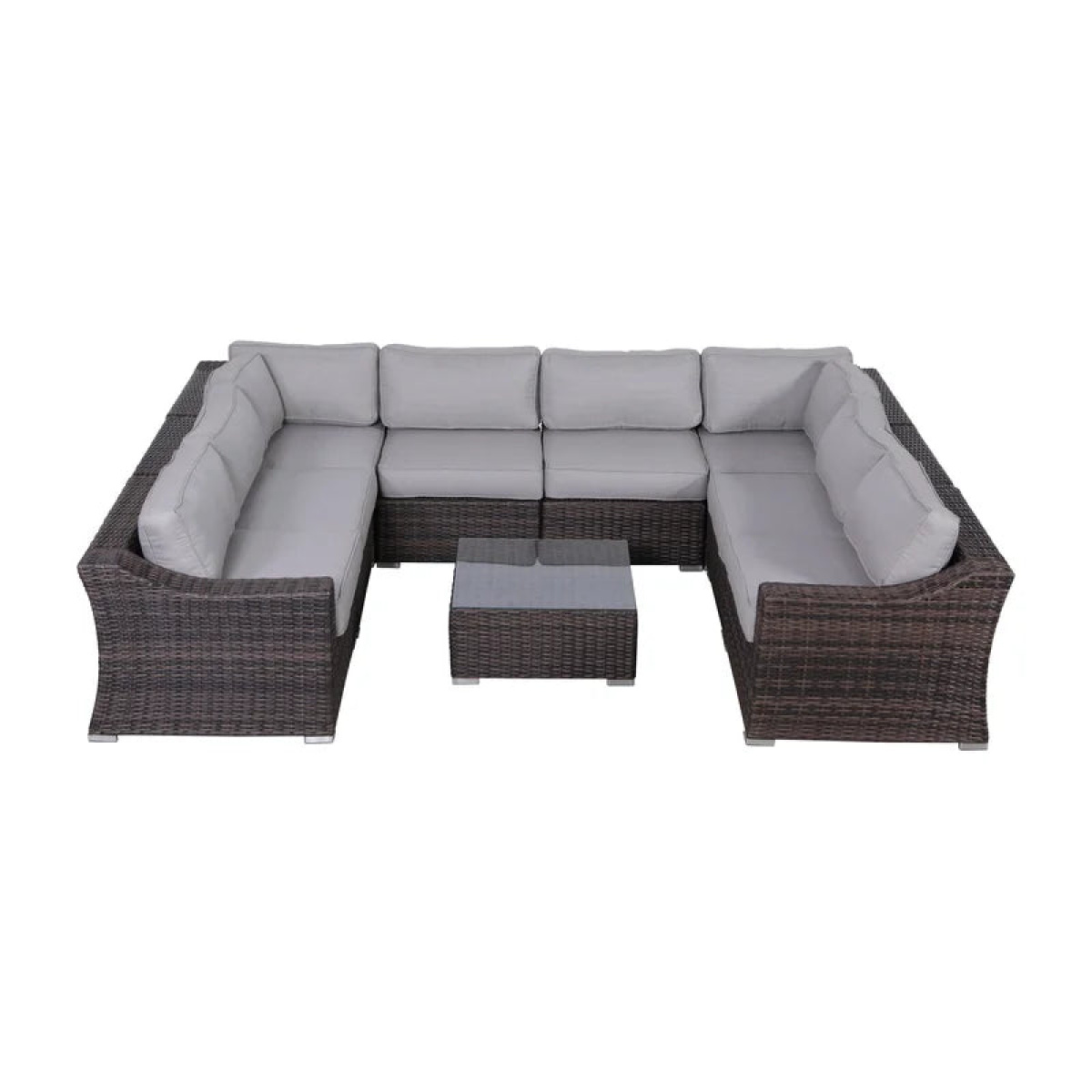 Rattan breaker corner suitabfor 8 peopin U shape - Image 5