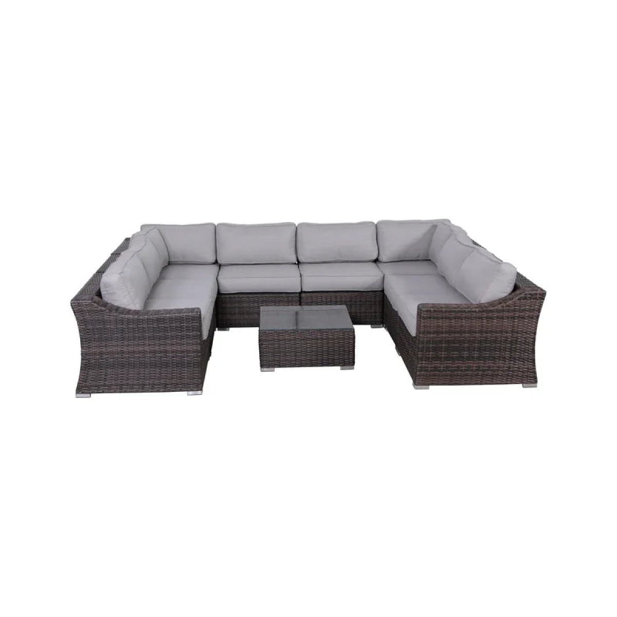 Rattan breaker corner suitabfor 8 peopin U shape - Image 7