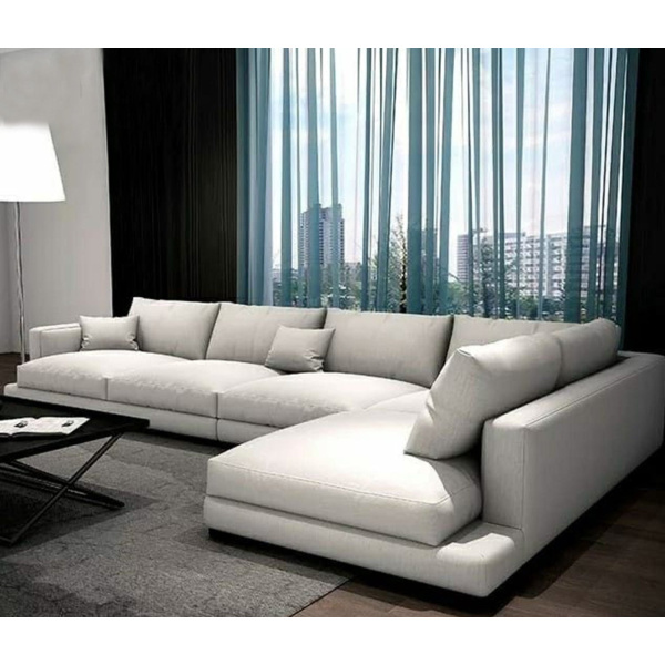 Beech wood corner with linen or velvet fabric - KYN-073