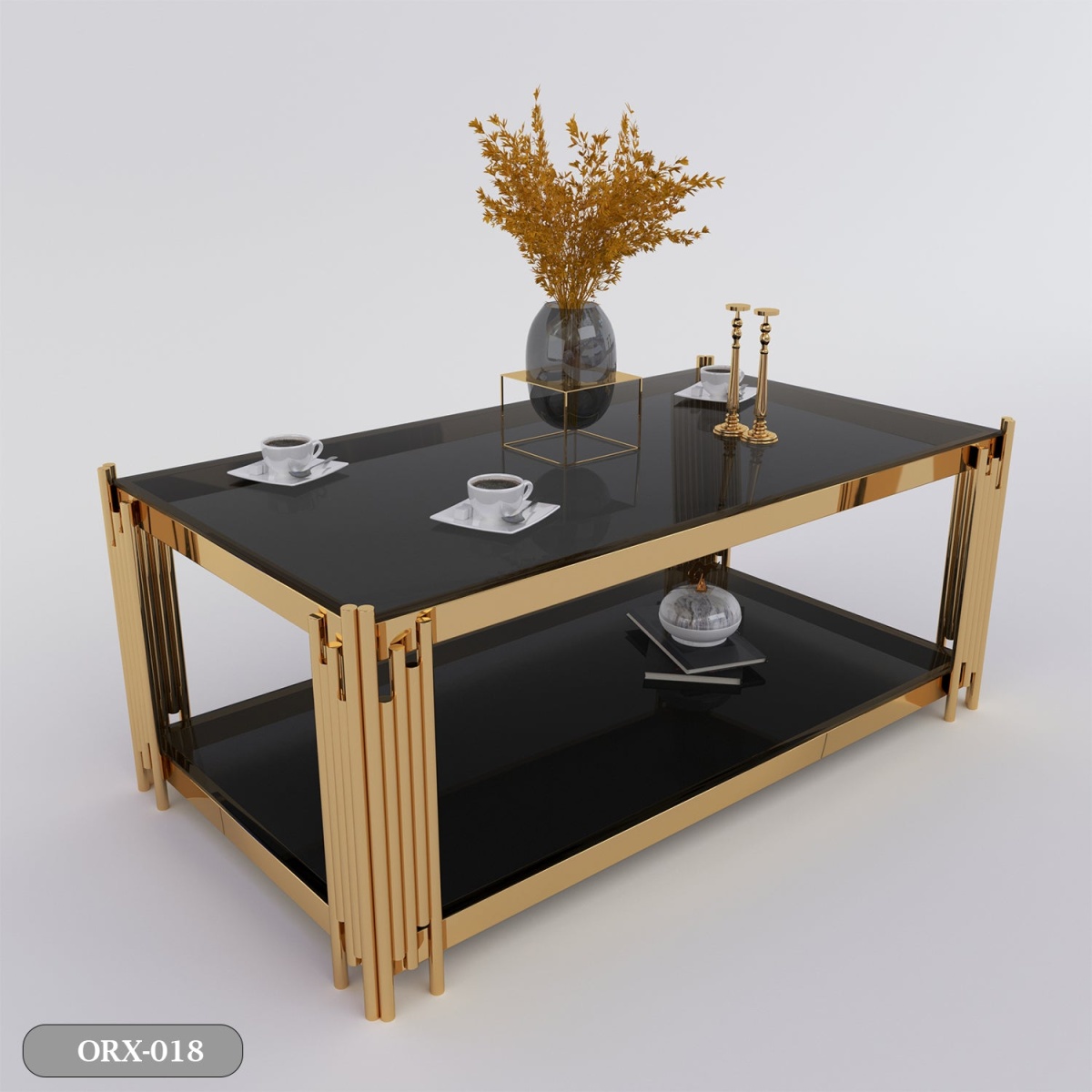 Stainless Steel Coffee Table - ORX-018 - Image 4
