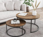 MDF and metal coffee table - WAF-016