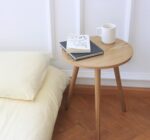 Side table made of MDF and beech wood - WAF-041