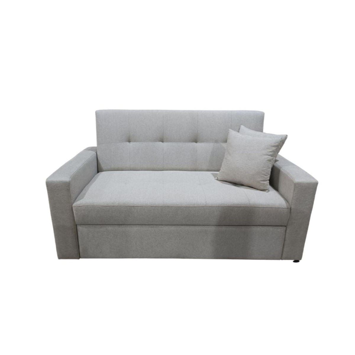 Manx 2-Seater Sofa Bed - Red Beech Wood - HST-080 - Image 2