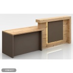 Reception desk - Reception Counter - Spanish MDF wood - CEM-077 - Image 4