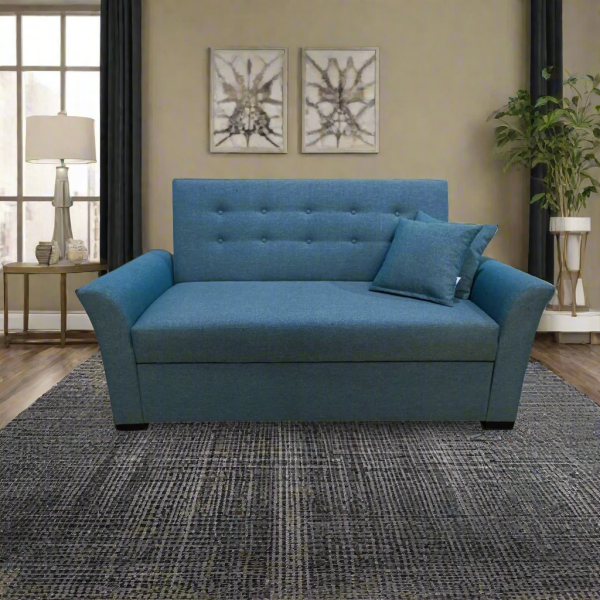 Manx 2-Seater Sofa Bed - Red Beech Wood - HST-082