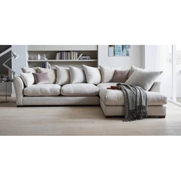 Beech wood corner with linen or velvet fabric - KYN-071