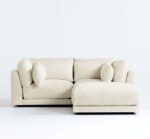 Beech wood corner with linen or velvet fabric - KYN-047