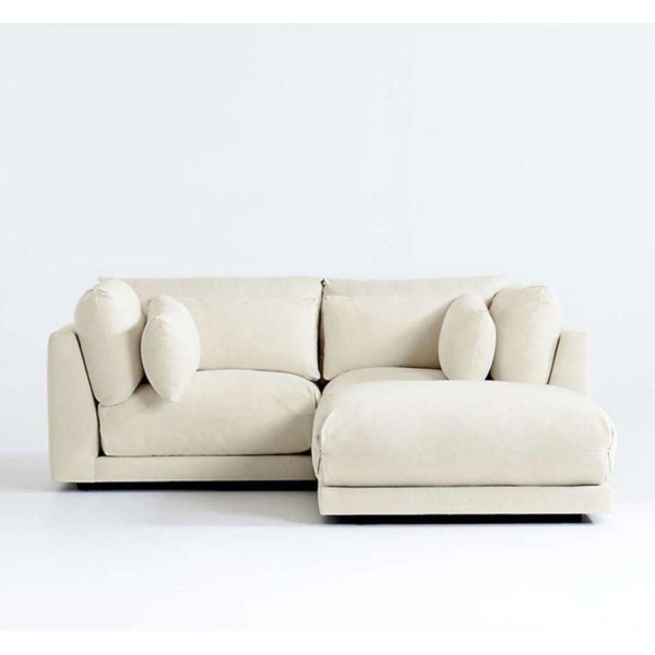 Beech wood corner with linen or velvet fabric - KYN-047