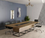 Meeting tab- 240x120 - Spanish MDF wood with metal chassis - CEM-029