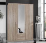 MDF wood wardrobe with melamine layer - KYN-107