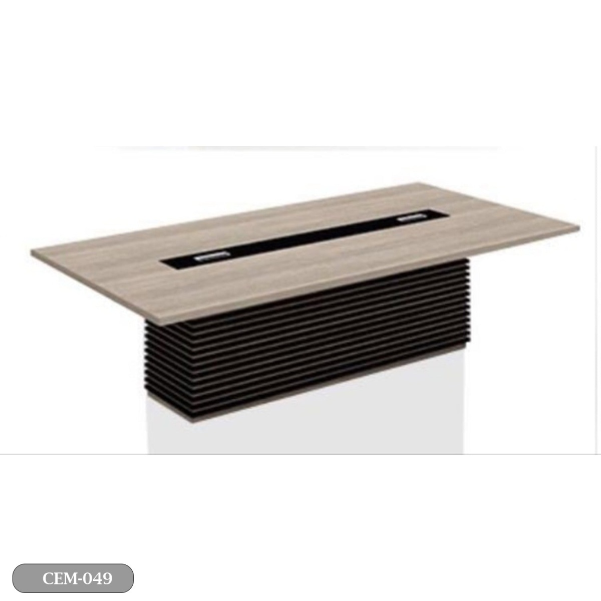 Meeting tab- 240x120 - Spanish MDF wood with metal chassis - CEM-049 - Image 2