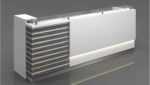 Reception desk - Reception Counter - Spanish MDF wood - CEM-076