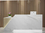 Reception desk - Reception Counter - Spanish MDF wood - CEM-067