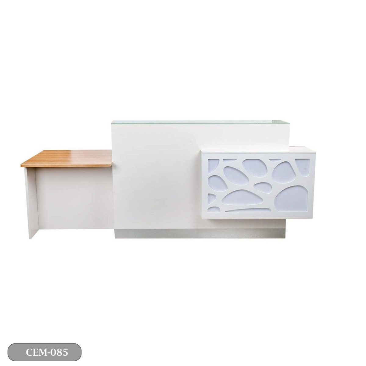 Reception desk - Reception Counter - Spanish MDF wood - CEM-085 - Image 2
