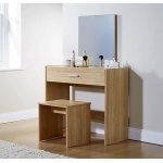 High quality MDF wood dresser with pouf - OSM-030
