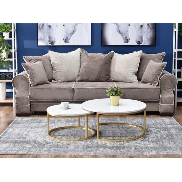 Pepper coffee table, iron, electrostatic paint