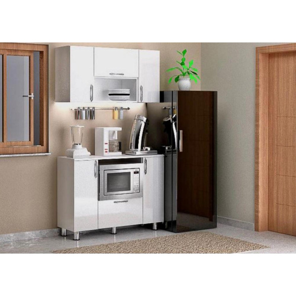 Complete kitchen with wood countertops with MDF layer - KYN-153