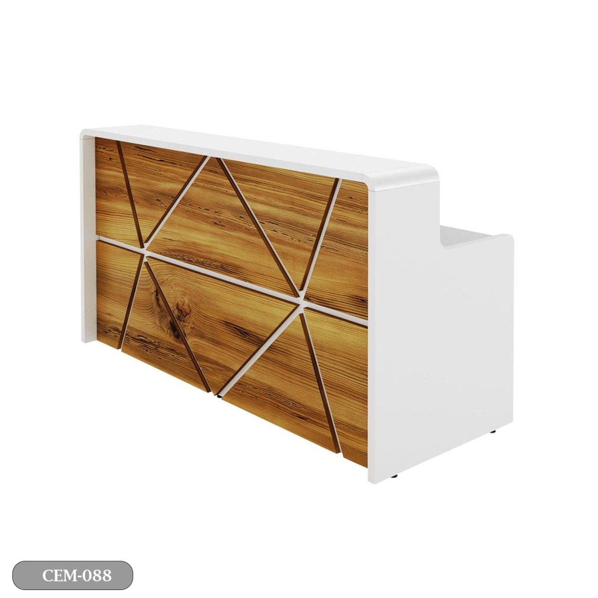 Reception desk - Reception Counter - Spanish MDF wood - CEM-088 - Image 2