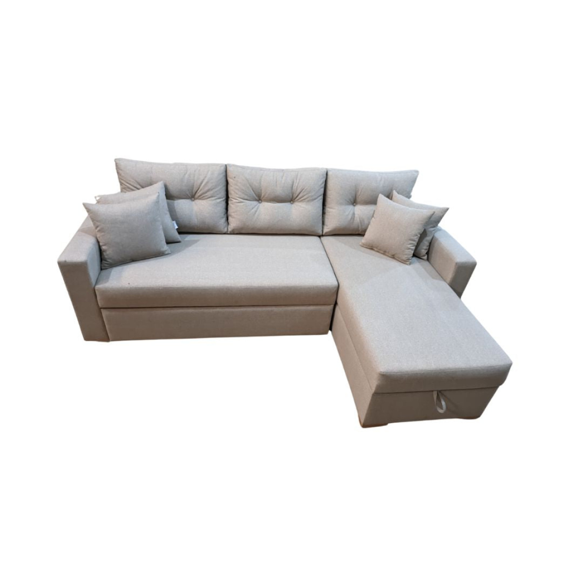 Manx sofa, 2 seater, bed and storage drawer - red beech wood - HST-042 - Image 2