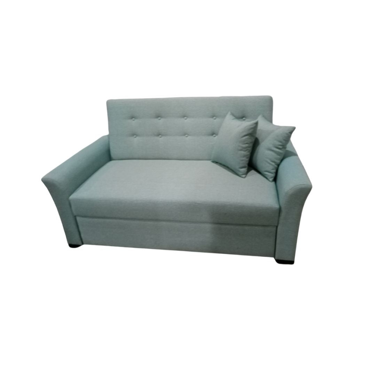 Manx 2-Seater Sofa Bed - Red Beech Wood - HST-081 - Image 2