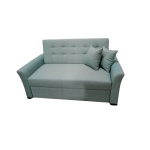 Manx 2-Seater Sofa Bed - Red Beech Wood - HST-081 - Image 2