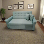 Manx 2-Seater Sofa Bed - Red Beech Wood - HST-081