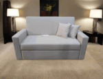 Manx 2-Seater Sofa Bed - Red Beech Wood - HST-084